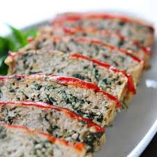 Turkey Meatloaf Florentine Recipe Yummly Recipe Turkey Meatloaf Recipes Turkey Meatloaf Florentines Recipe