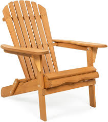 An attractive plan comes from lowes.com and has a this affordable adirondack chair design has photos, diagrams and good written instructions. Amazon Com Best Choice Products Folding Wooden Adirondack Lounger Chair Accent Furniture W Natural Finish Brown Garden Outdoor