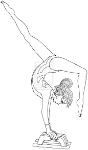 Funny christmas gift and more! Coloring Pages For Kids Gymnastics Growth Kid