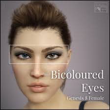 MYKT Bicoloured Eyes G8F 3D Figure Assets ColorGaleria