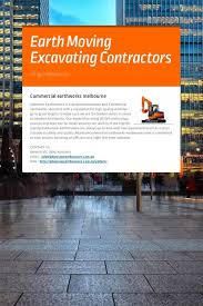 Earth Moving Excavating Contractors Contractors Earth Moving