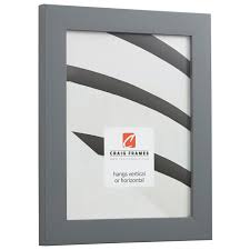 A thin plastic film protects both sides of styrene during shipping and retail display. Visual Arts Photography 20x30 Inch Modern Satin Grey Picture Frame 201421rg2030 Craig Frames Slater