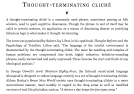 Black And White Fallacy Examples In Politics Thought Terminating Cliches Logical Fallacies Cognitive Dissonance Cliche