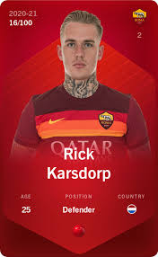 Official twitter page of rick karsdorp. Rick Karsdorp 2020 21 Rare 16 100