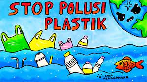 Plastik sampah hitam ukuran 60x100 cm (1 bungkus isi 12 lembar). Cara Menggambar Membuat Poster Tema Stop Polusi Plastik Yang Bagus Dan Mudah Ditiru Ep 232 Youtube