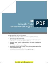 Maybe you would like to learn more about one of these? Bab 7 Wirausaha Produk Produk Budidaya Ternak Unggas Pedaging