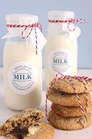 16 New Ways To Leave Milk And Cookies For Santa Milk Cookies Milk Packaging Milk N Cookies