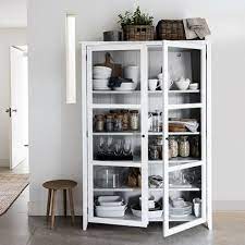 Glass Display Cabinet Furniture In Time For Christmas The White Company Glass Cabinets Display Kitchen Display Cabinet Kitchen Display