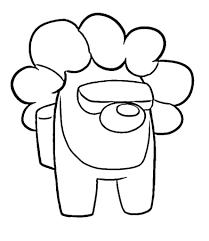 Among us impostor jason coloring page. Lovely Among Us Coloring Page Free Printable Coloring Pages For Kids