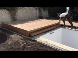 Pool Swim Spa Abdeckung Fahrbar Begehbar Optirelax Opti Move I Youtube Swimming Pool Decks Pool Cover Hidden Pool