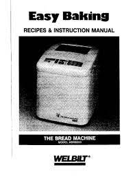 Welbilt bread machine maker manual (abm3400) reprint plastic comb brand: Welbilt Abm6000 Instruction Manual Pdf Download Manualslib