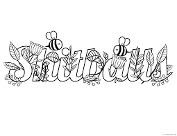 Maybe you would like to learn more about one of these? Swear Word Coloring Pages Adult Funny Swear Adult Printable 2020 823 Coloring4free Coloring4free Com