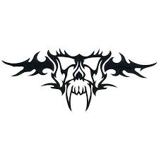 10+ tribal vampire tattoo designs. Tribal Vampire Picture Tattoos Evil Skull Tattoo Cool Stencils