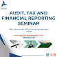 INVITATION TO A 6 DAY AUDIT, TAX AND FINANCIAL event image