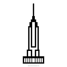 The empire state building is one of new york city's most iconic landmarks and one of t. Empire State Building Coloring Page Ultra Coloring Pages