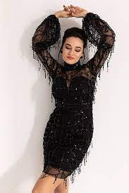 Bel Serit Pullu Kalem Abiye Siyah Moda Stilleri Elbise Modelleri Elbise