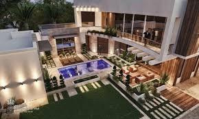 ksa فلل اندلسي اسلامي ديكور خارجي andalusian private villas complex