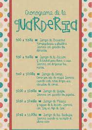 Cronograma De La Guarderia Conexion Sud Lds Nursery Lds Primary Lds Crafts