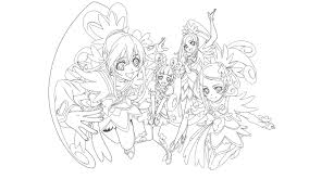 Dokidoki Precure Coloring Pages Unicorn Painting Coloring Book Pages Coloring Pages