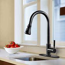 Check spelling or type a new query. Soka Kitchen Faucet Oil Rubbed Bronze Kitchen Sink Faucet With Pull Down Sprayer Kitchen Faucet Bronze With Deck Plate Single Handle Modern Rv Kitchen Faucet Orb 3 Function Laundry Faucet Amazon Com