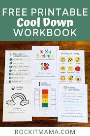 These free printable calm down cards for kids are the perfect addition to your little one's calm down corner! Help Kids Cool Down With This Free Printable Workbook Rock It Mama