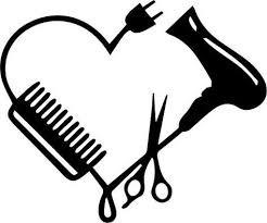 Hairdresser Heart Hair Stylist Logo Hairdresser Gift Hairdresser