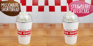 Or could you care less? Five Guys Milkshake Range Now Includes A Millionaire S Shortbread Flavour