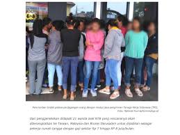Sebagaimana pada 1 oktober 2018. Sindikat Perdagangan Orang Terbongkar 21 Tkw Ntb Disekap Di Bekasi Dinas Tenaga Kerja Transmigrasi Provinsi Nusa Tenggara Barat