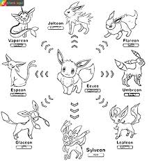 Eevee, known in japan as eievui, is a pokémon species in nintendo and game freak's pokémon franchise. Eevee Sylveon Coloring Page Please Refresh The Page And Try Again Layaranathali