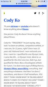 Cody Ko Meaning On Urban Dictionary Codyko