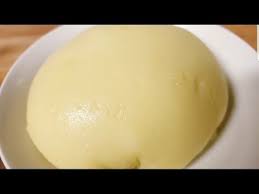 Comment Je Prepare Mon Accompagnement De Foufou Fufu De Pomme De Terre 1 Youtube In 2020 Food Cheese Dairy