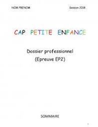 Maybe you would like to learn more about one of these? Cap Petite Enfance Rapport De Stage Marie6675