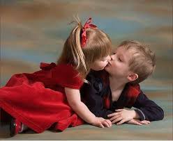 Girl Kissing Boy Cute Baby Couple Kids Kiss Cute Baby Pictures