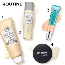 This matte cc cream is clinically tested to reduce shine and control oil for up to 12 hours, making it especially perfect for combination to oily skin types! Your Skin But Better Cc Oil Free Matte It Cosmetics