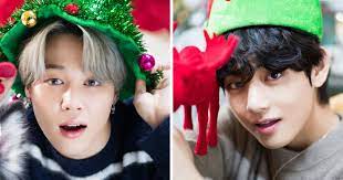 This year too we see the christmas tree Here Are 10 Christmas Photos Of Bts To Get You In The Holiday Spirit Koreaboo
