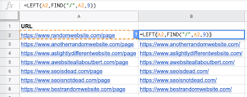 How To Extract Domain From Url Super Quickly In Google Sheets