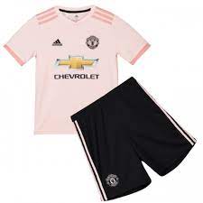 For the first time in their history, manchester united will wear pink shirts after the club's new away kit was unveiled by adidas football. Manchester United 18 19 Away Kids Youth Kit Name And Number Manchester United Away Kit Manchester United Manchester United Football Club