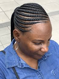 Some hairstyles are different thicknesses, and every twist is curly at the head. Ponytail Natural Hair Salons Braided Ponytail Hairstyles Natural Hair Twists