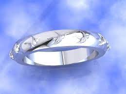 Platinum Wedding Band With Hummingbird Detail Platinum Wedding Band Jewelry Rings For Men
