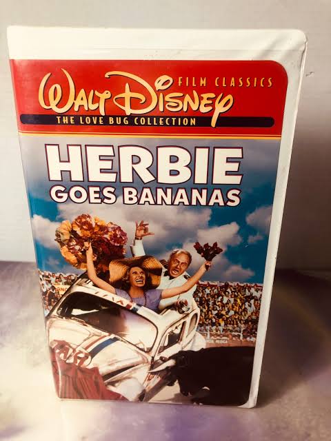 Vintage Herbie Goes Bananas Vhs Tape 1980's Walt Disney Home Video  Clamshell - Herbie Nostalgia - Etsy