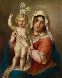 Hans Zatzka Madonna With Child Blessed Mother Mary Madonna And Child Mary And Jesus