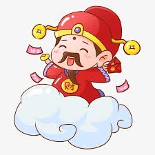 God Of Wealth Cartoon Character Png Transparent Clipart Image And Psd File For Free Download Chinese Folk Art Chinese New Year Decorations Chinese Crafts