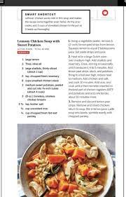 Lemony Chicken Soup With Sweet Potatoes Soup Recipes Cooking Recipes Soup And Sandwich