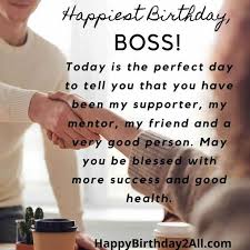 Not all bosses are as arrogant as we assume. Birthday Wishes For Boss Manager Mentor Senior