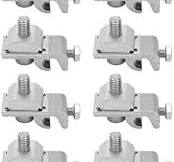 Amazon.com: 10Pcs Solar Mounting System Grounding Clip Solar ...
