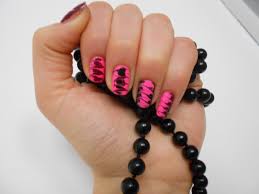 Martynians Creacion Rozowo Czarny Wzorek