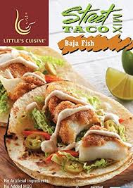 On each side or until fish flakes easily with fork, drizzling fish with 1 tbsp. Amazon Com Little S Cuisine Street Taco Mix Baja Fish Non Gmo Sugar Free Kosher Gluten Free Case Of 4 Grocery Gourmet Food