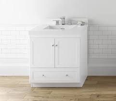 Check spelling or type a new query. Ronbow Shaker 30 Inch Bathroom Vanity Base Cabinet With Soft Close Wood Door Cabinet Drawer And Adjustable Shelf In White 080830 3 W01 Amazon Com