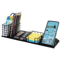 China Customized Metal Pen Holder With Phone Stand ...