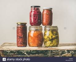 autumn seasonal pickled or fermented